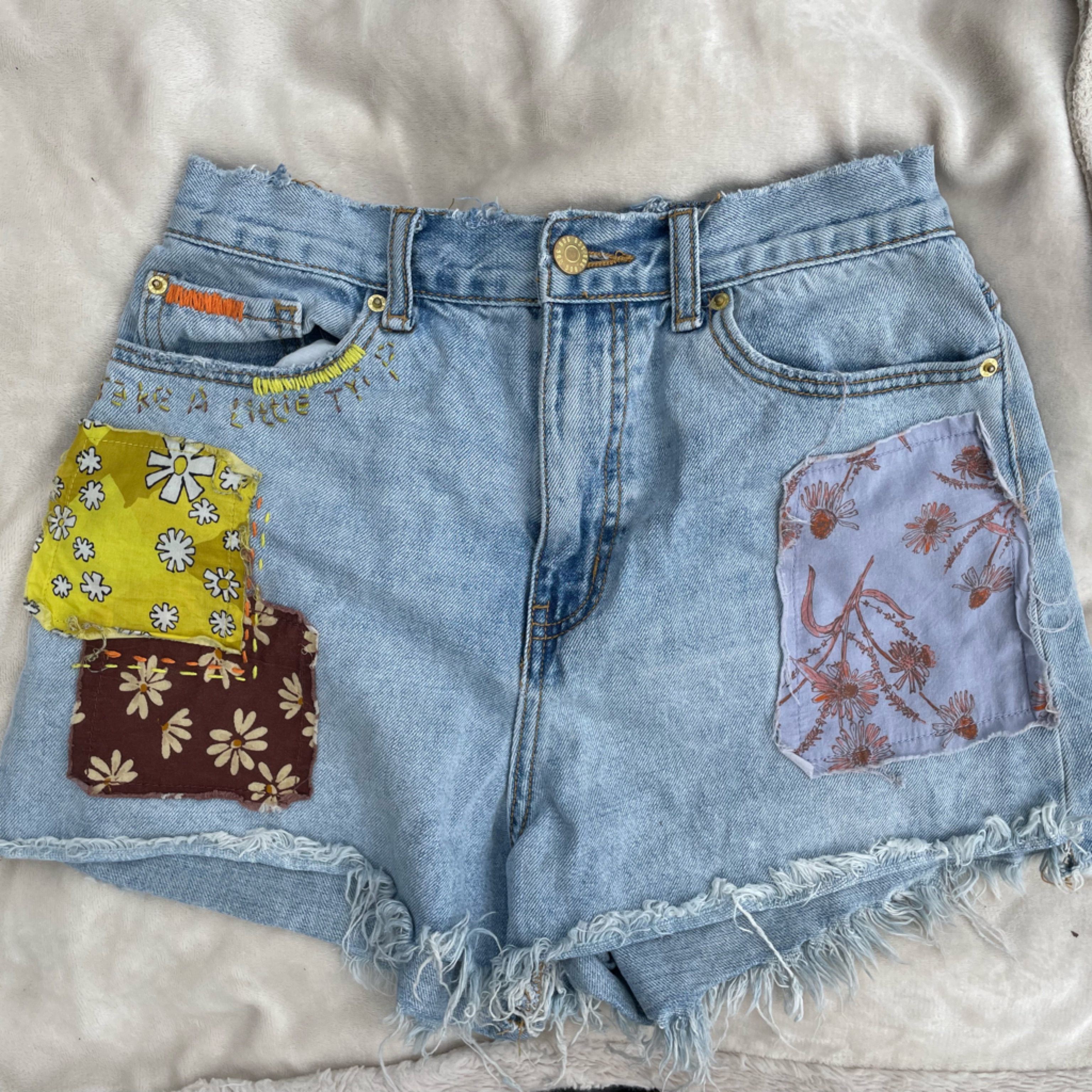 Bdg Patchwork A-Line Shorts